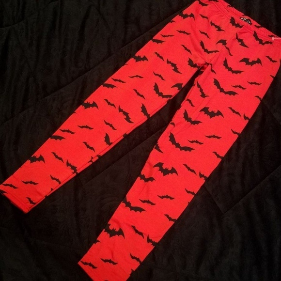 nwt S/M Bat pajama leggings full length - Picture 2 of 5